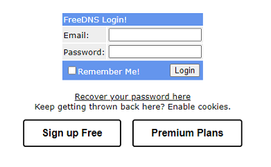 FreeDNS_Login